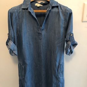 Cloth & Stone jean shirt dress